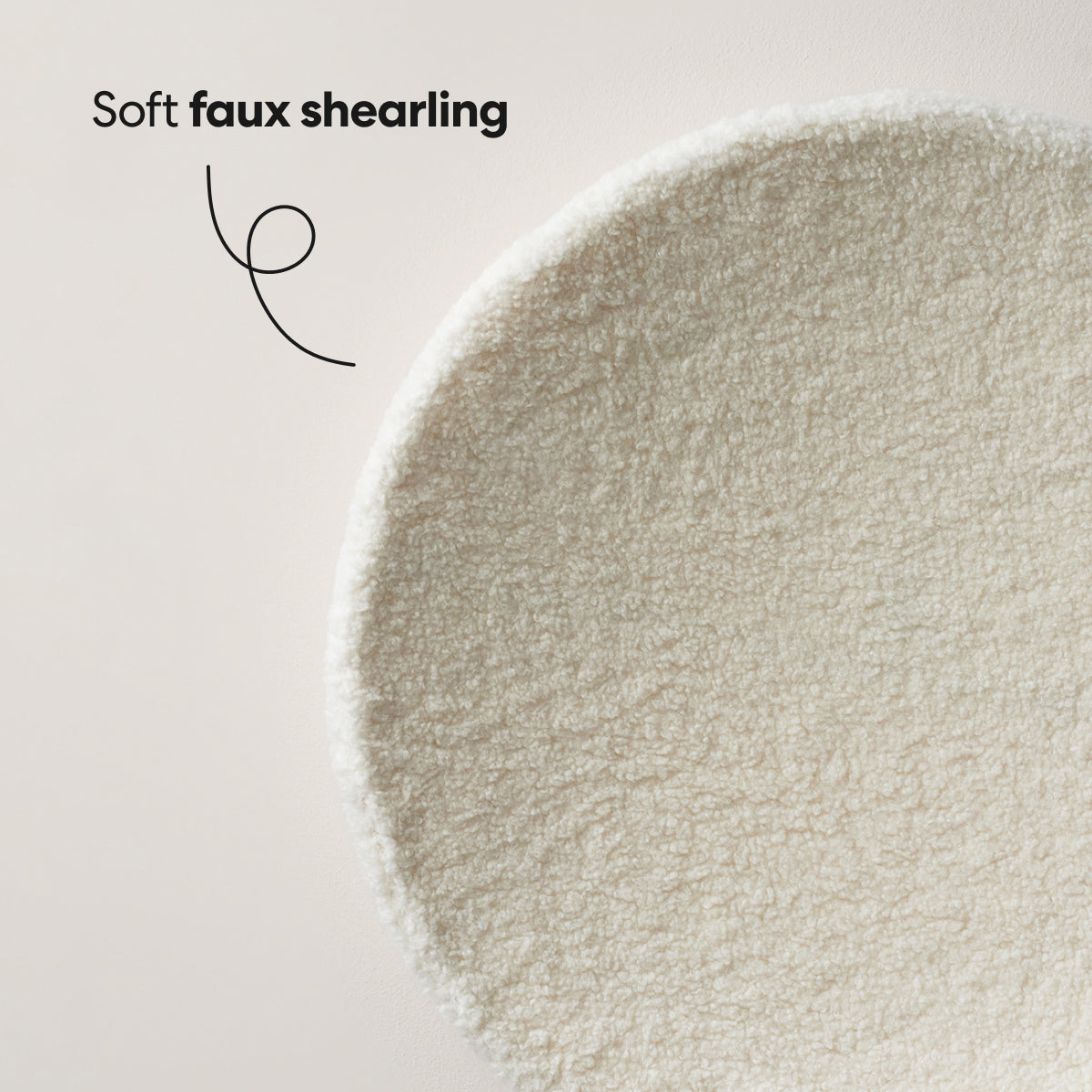 PawsPrank Cloud-9 Orthopedic Cat Bed - Faux Shearling & Memory Foam