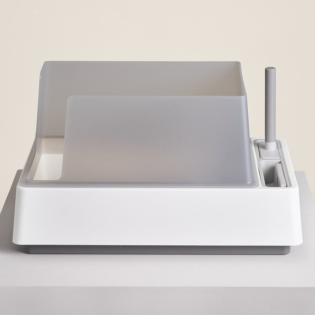 PawsPrank Horizon Modern Litter Box - Integrated Tool System