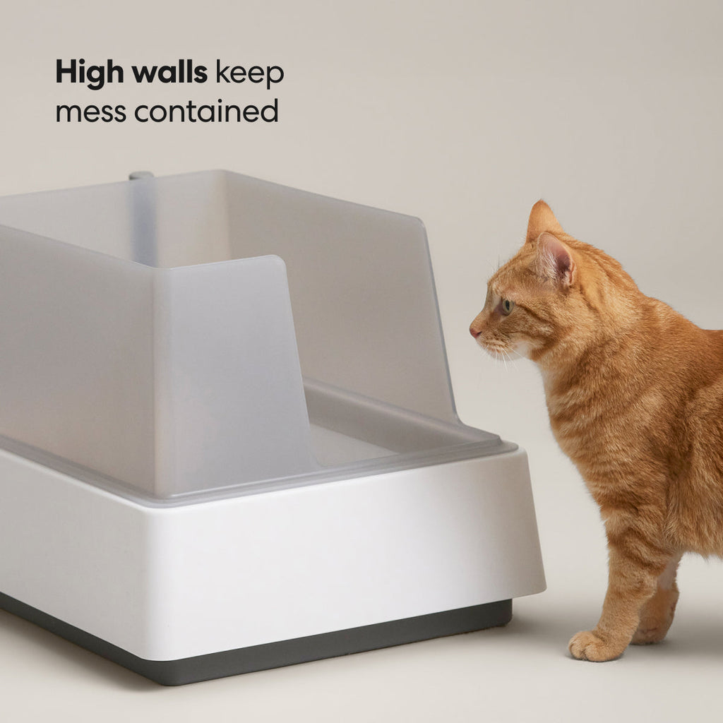 PawsPrank Horizon Modern Litter Box - Integrated Tool System