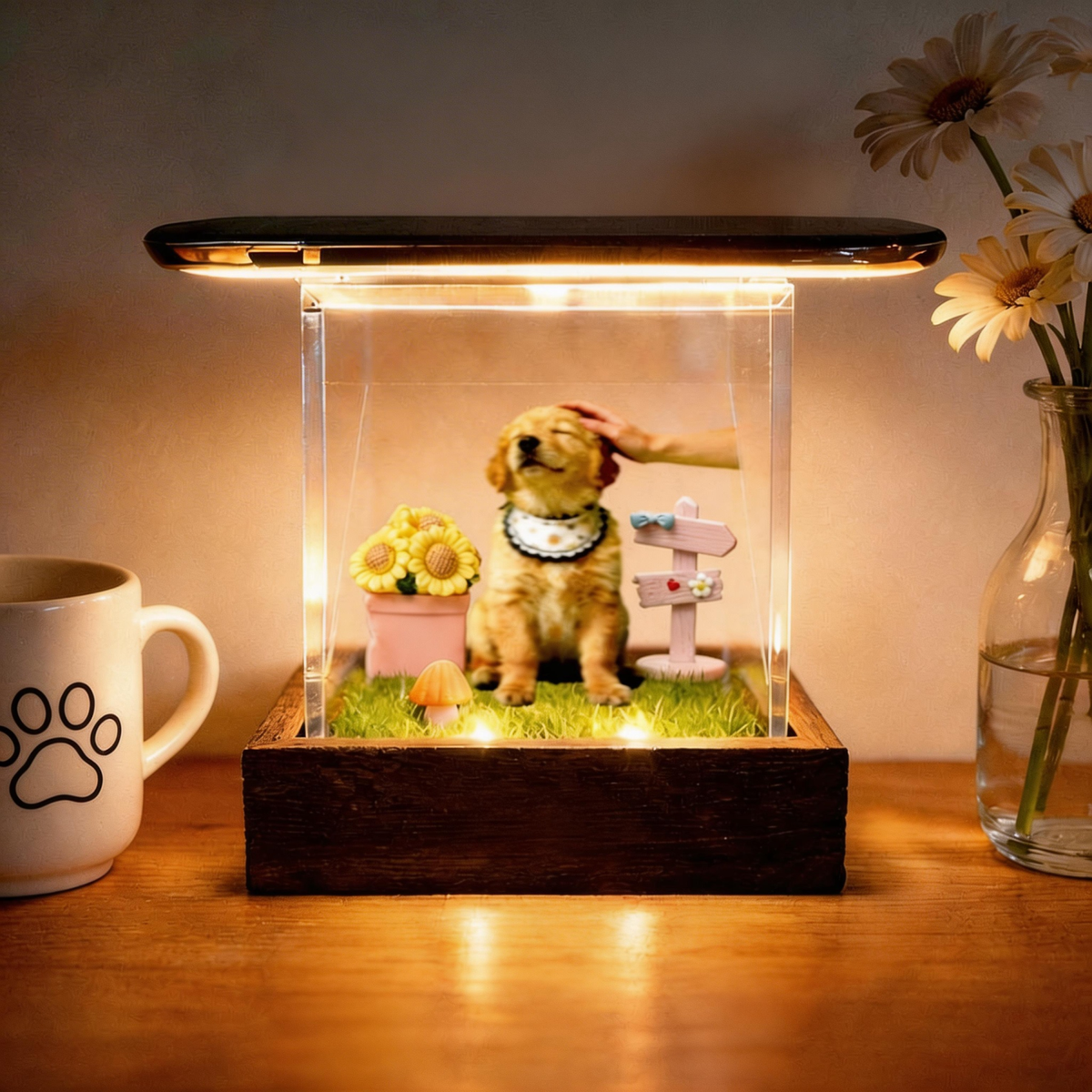 PawsPrank Lumina Box|3D Holographic Pet Memorial & Keepsake