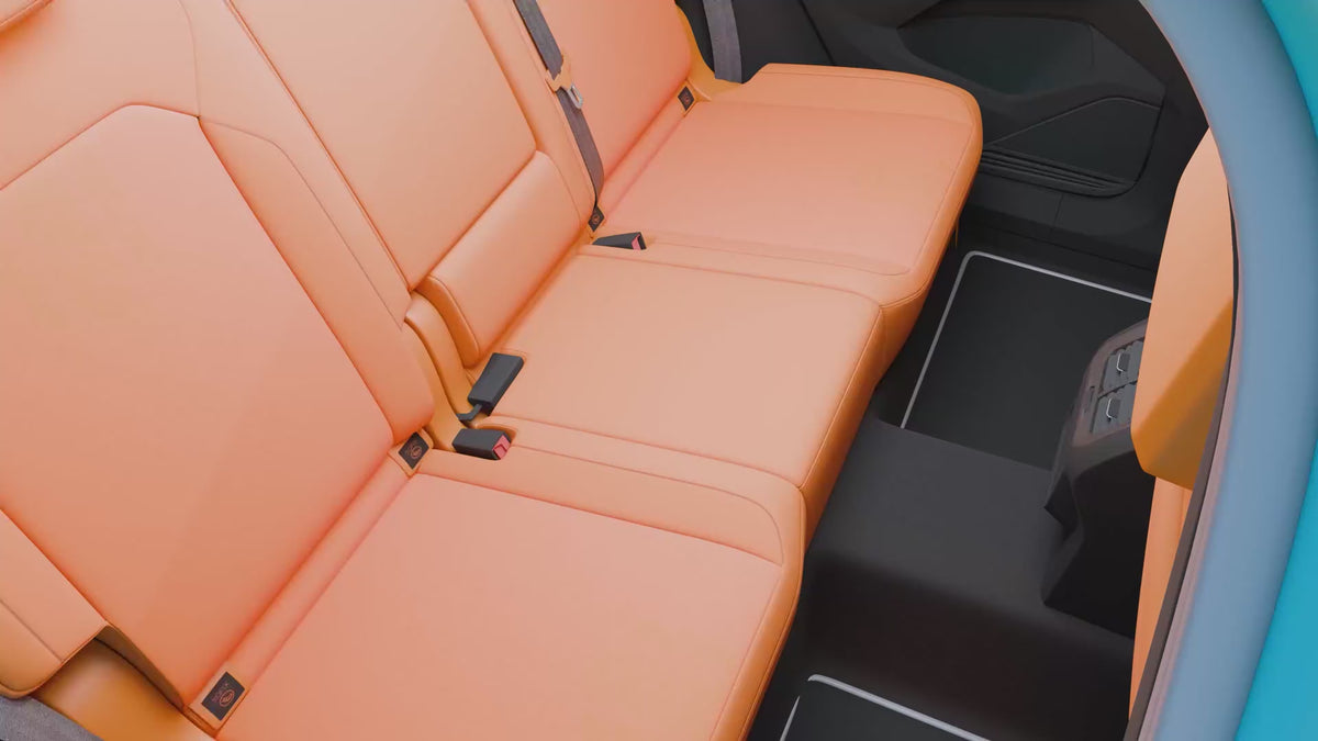 Convertible Back Seat Extender for Dogs Hard Bottom Dog Car Seat Cover for Back Seat